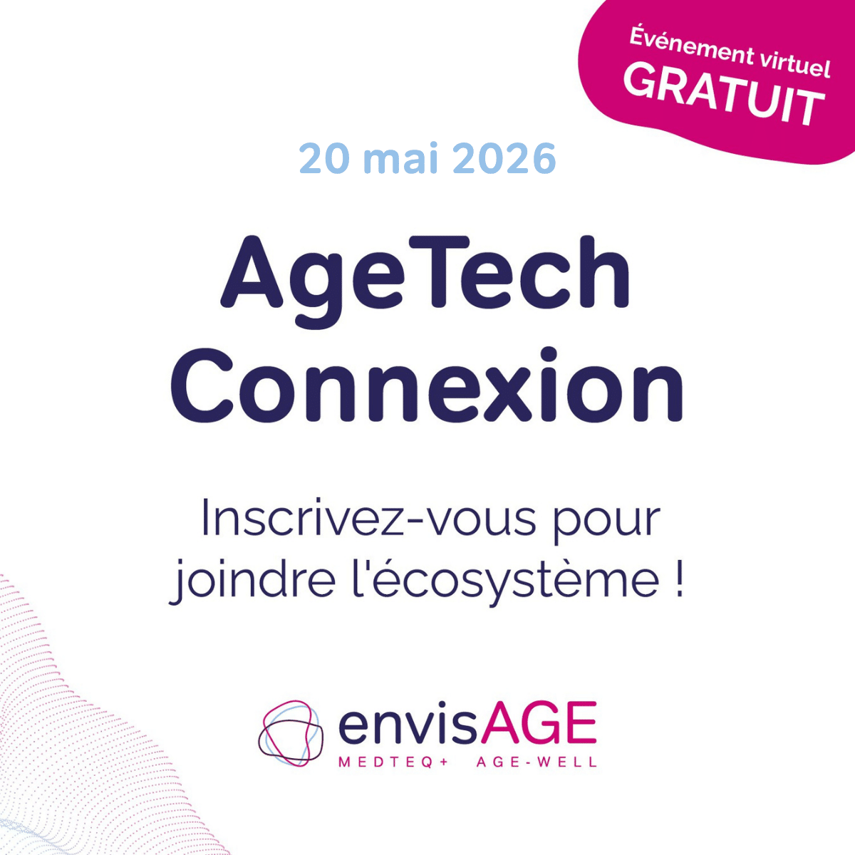 Agetech Connect Programmes - Financement - Services-conseils - envisAGE